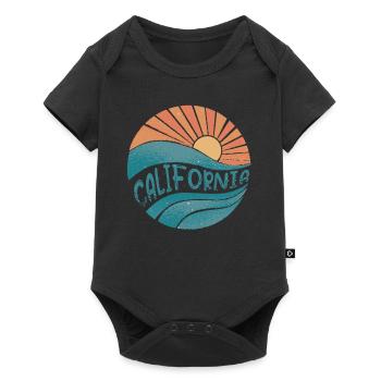 Californie - Body à manches courtes Premium Bébé - noir - Devant