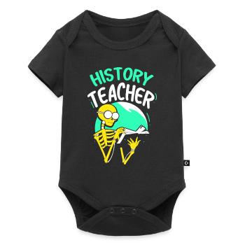 History Teacher History Teacher Profession - Baby Premium short-sleeve bodysuit - black - Front