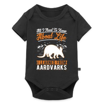Aardvark Cadeau Aardvark - Body à manches courtes Premium Bébé - noir - Devant