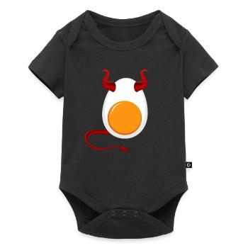 Drôle Halloween Devil Egg Food Lover Spooky - Body à manches courtes Premium Bébé - noir - Devant