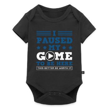 Gamer Gaming Gamer Nerd Jeux vidéo Zocken - Body à manches courtes Premium Bébé - noir - Devant