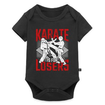 Tang so Do Martial Arts Karate Is For Losers - Baby Premium short-sleeve bodysuit - black - Front