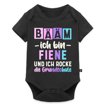 Name Fiene Geschenk Grundschule - Baby Premium Kurzarmbody - Schwarz - Vorne