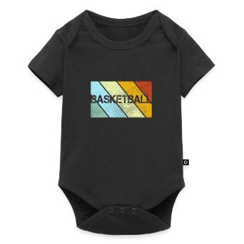 Basketball Retro - Baby Premium short-sleeve bodysuit - black - Front