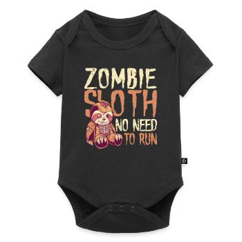 Zombie Sloth: No Need to Walk Desire - Baby Premium short-sleeve bodysuit - black - Front