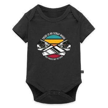 Carpenter There Is No Scrap Wood Just Woodworker - Baby Premium short-sleeve bodysuit - black - Front