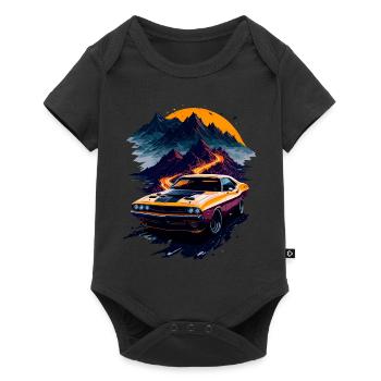 Classic sports car - Baby Premium short-sleeve bodysuit - black - Front