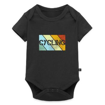 Vélo Rétro - Body à manches courtes Premium Bébé - noir - Devant