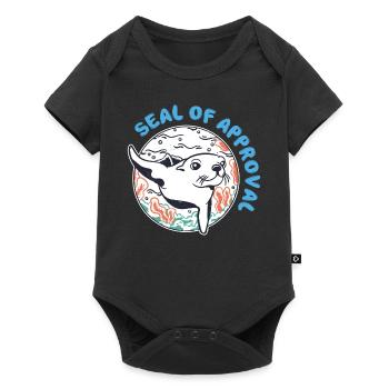 Seal Of Approval Funny - Baby Premium short-sleeve bodysuit - black - Front