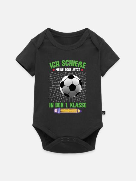 Schulanfang 2023 - Baby Premium Kurzarmbody - Schwarz