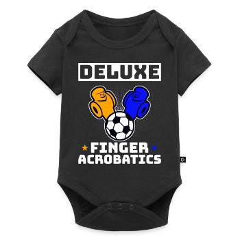 Foosball Gift Fans Wuzler Foosball - Baby Premium short-sleeve bodysuit - black - Front
