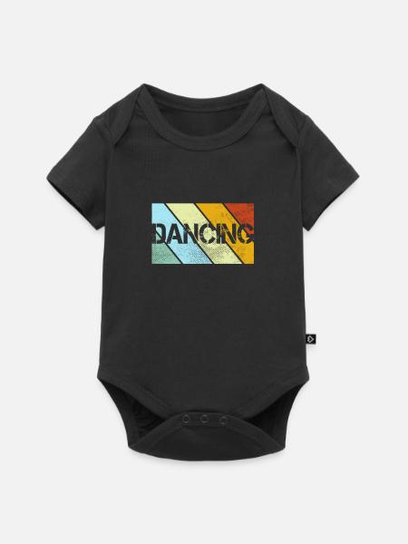 Tanzen Retro - Baby Premium Kurzarmbody - Schwarz