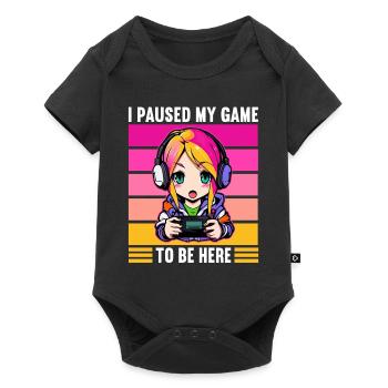 Gaming Console PC Gamer Girl Gamer Girl - Baby Premium short-sleeve bodysuit - black - Front