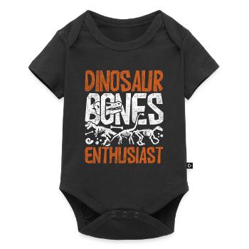 Paléontologie Os de dinosaures Enthausiast - Body à manches courtes Premium Bébé - noir - Devant