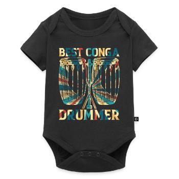 Best Conga Drummer - Conga Drums Conga Player - Baby Premium short-sleeve bodysuit - black - Front