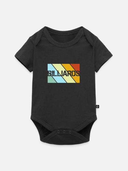 Billiard Retro - Baby Premium Kurzarmbody - Schwarz