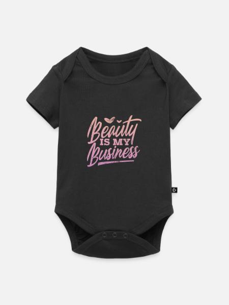 Kosmetikerin - Baby Premium Kurzarmbody - Schwarz