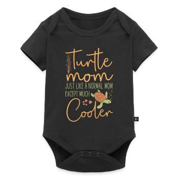 Sea Turtle Tortoise Mom Turtle Mom - Baby Premium short-sleeve bodysuit - black - Front