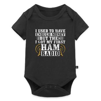 Amateurfunk-design Für Amateurfunk - Baby Premium Kurzarmbody - Schwarz - Vorne