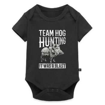Schweinejagd-design Für Die Wildschweinjagd - Baby Premium short-sleeve bodysuit - black - Front