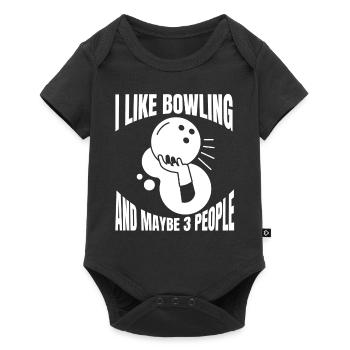 Bowling Skittles Bowler Bowling Club Bowling Club - Baby Premium short-sleeve bodysuit - black - Front