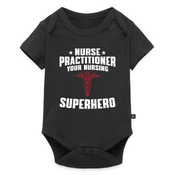Funny Nurse Advanced Practice Nurse - Baby Premium short-sleeve bodysuit - black - Front