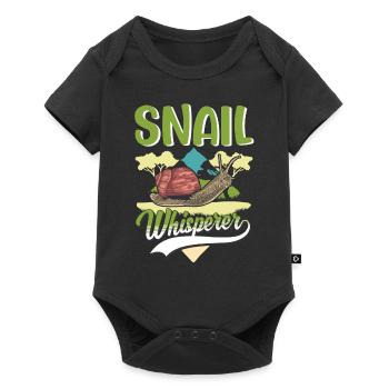 Snails Whisperer Vineyard Snail - Baby Premium short-sleeve bodysuit - black - Front