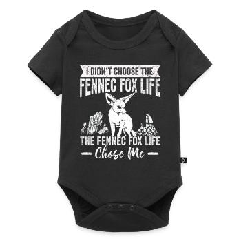 Fennec Fox Life m’a choisi Fennec Foxes - Body à manches courtes Premium Bébé - noir - Devant