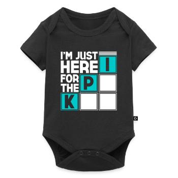 HR Manager Human Resources Manager Just Here For The KPI - Baby Premium short-sleeve bodysuit - black - Front