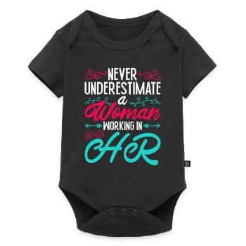 HR Manager Human Resources Manager - Baby Premium short-sleeve bodysuit - black - Front