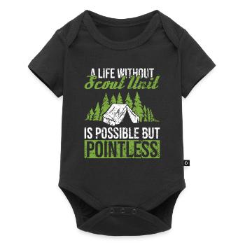 Scout Leader Design Für Einen Cub Master, Der Cub - Baby Premium short-sleeve bodysuit - black - Front