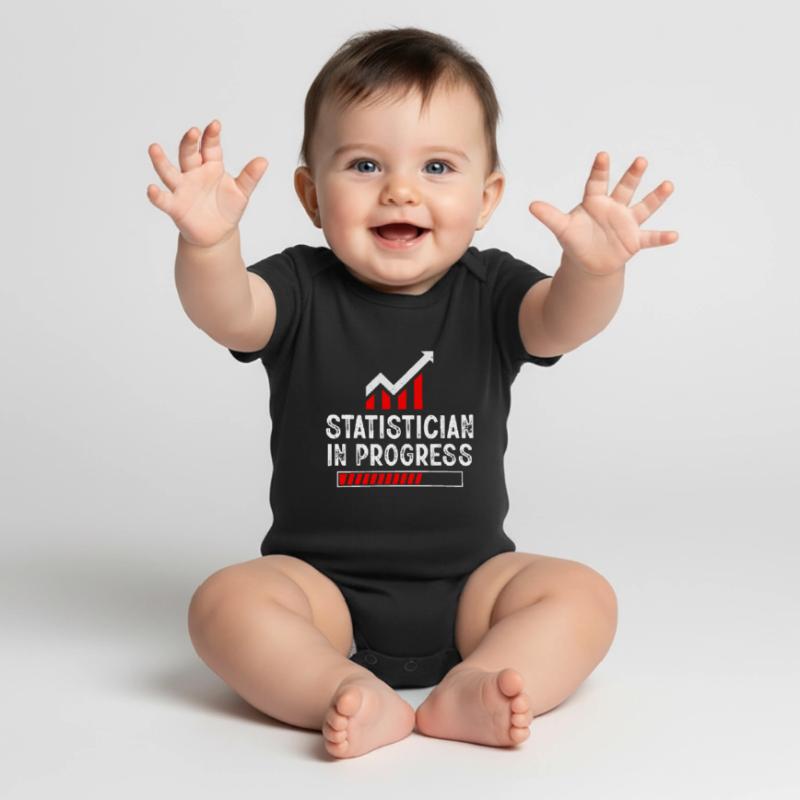Statistician In Progress Data Analysis Statistics Baby Premium short-sleeve bodysuit