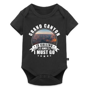 Grand canyon Souvenir Grand canyon Calls - Baby Premium short-sleeve bodysuit - black - Front