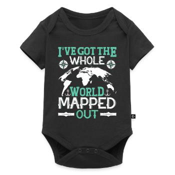 Cartographers - Baby Premium short-sleeve bodysuit - black - Front