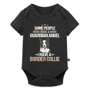 Border Collie Dog Dog Owner - Baby Premium short-sleeve bodysuit - black - Front