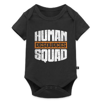 Responsable RH Personalmanager Escouade des Ressources Humaines - Body à manches courtes Premium Bébé - noir - Devant