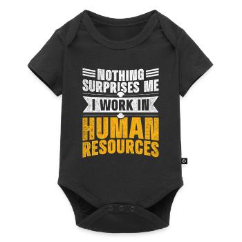 HR Manager Human Resources Manager - Baby Premium short-sleeve bodysuit - black - Front