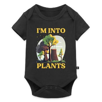 Kernenergie Spruch für Kernenergie - Baby Premium Kurzarmbody - Schwarz - Vorne