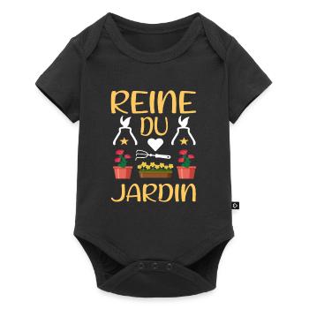 Drôle Jardinière Humour Jardinage Cool jardinière - Body à manches courtes Premium Bébé - noir - Devant