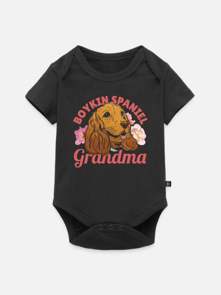 Boykin Spaniel-Oma Boykin Spaniel-Besitzer - Baby Premium Kurzarmbody - Schwarz