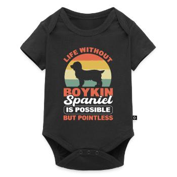 Ein Leben ohne Boykin Spaniel ist möglich, aber - Baby Premium Kurzarmbody - Schwarz - Vorne