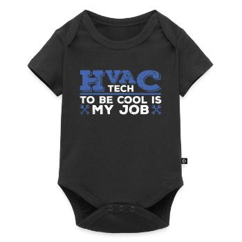 Hlk-techniker-design Für Eine Hlk-lüftungstechnik - Baby Premium Kurzarmbody - Schwarz - Vorne