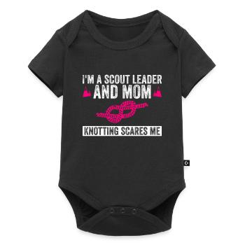 Design Für Eine Pfadfindermutter Für Eine - Baby Premium short-sleeve bodysuit - black - Front