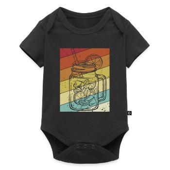 Retro Lemonade Lemonade Lover - Body à manches courtes Premium Bébé - noir - Devant