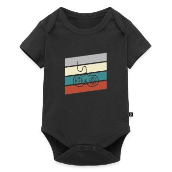 Gaming Retro - Baby Premium short-sleeve bodysuit - black - Front