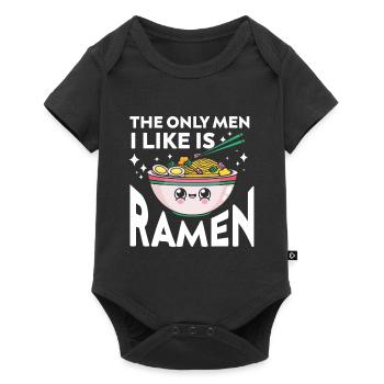 Ramen Gift Japanese noodle soup Ramen - Baby Premium short-sleeve bodysuit - black - Front