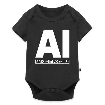 AI Makes It Possible - Ai Artificial Intelligence - Baby Premium short-sleeve bodysuit - black - Front