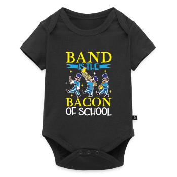 Marching Band Clarinetist School Rehearsal Music - Baby Premium short-sleeve bodysuit - black - Front