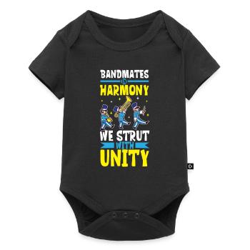 Marching Band Clarinetist School Rehearsal Music - Baby Premium short-sleeve bodysuit - black - Front