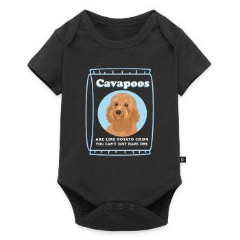 Cavapoo Dog | Cavoodle Dog Owner Gift - Baby Premium short-sleeve bodysuit - black - Front